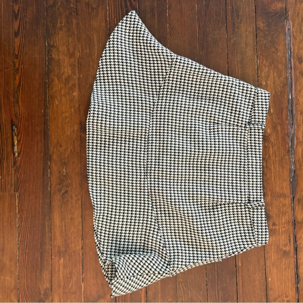 Draper James black white houndstooth skater skirt size 14 - Picture 7 of 7